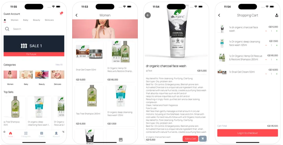App Screens